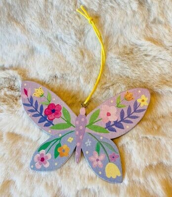 Lilac 'Butterfly' Decoration