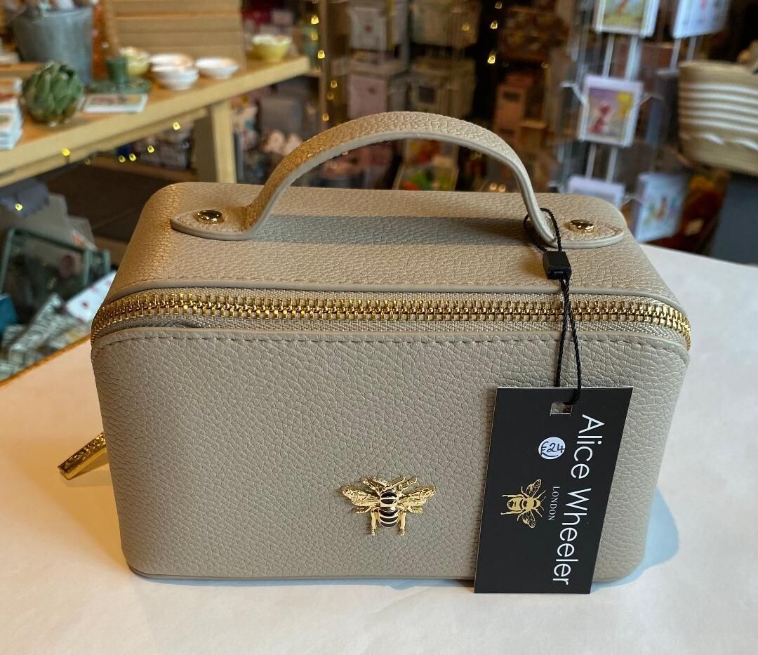 Small 'Train Case' - Stone