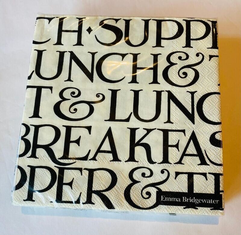 'Black Toast' Napkins