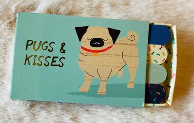 'Pugs & Kisses' Mini Emery Boards
