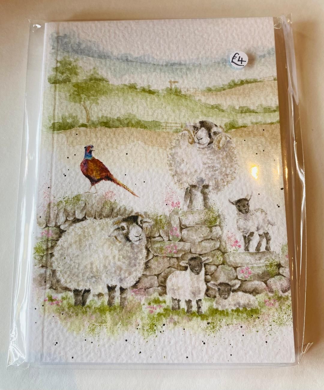 'Sheep Family' A6 Notebook