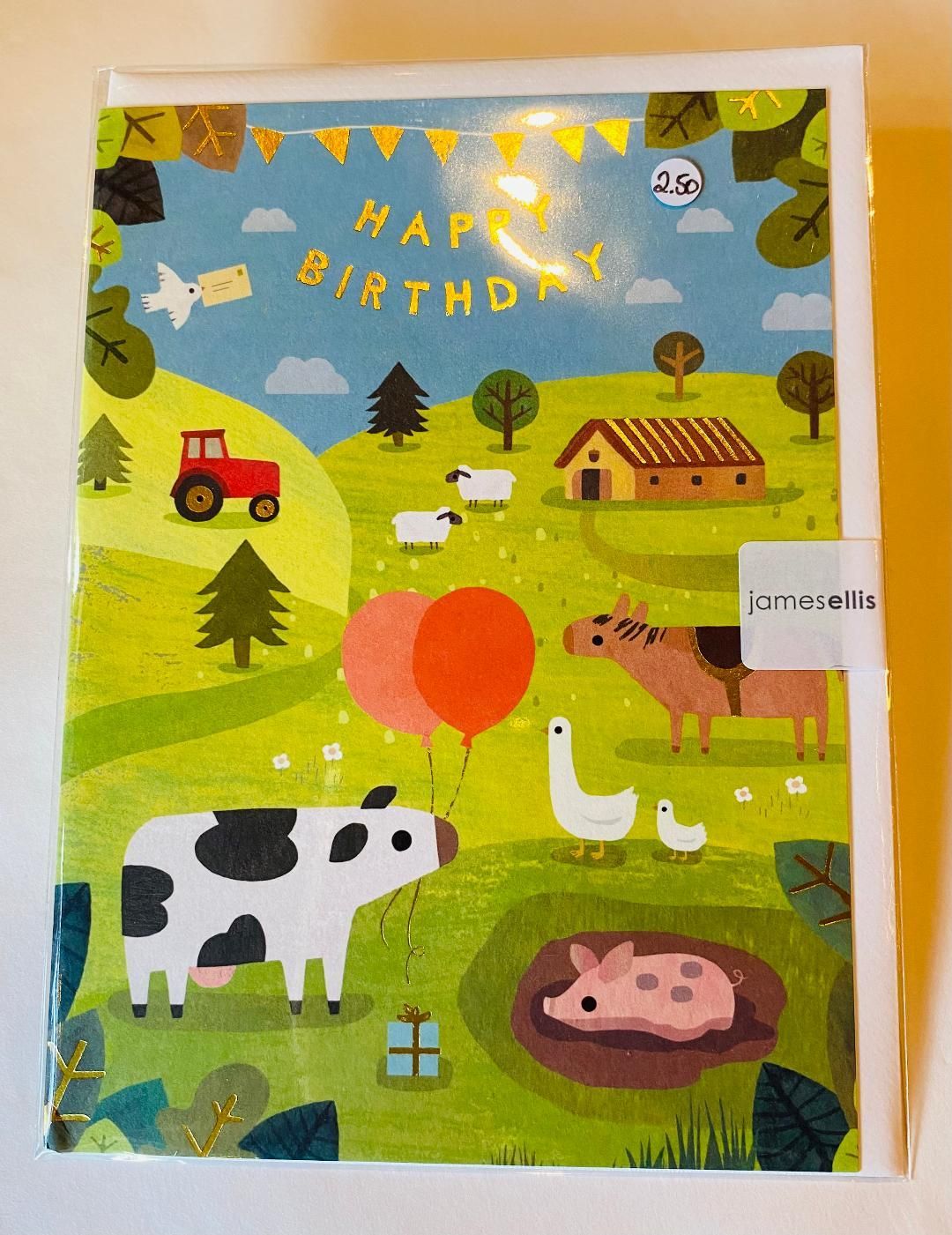'Farm Animals' Card
