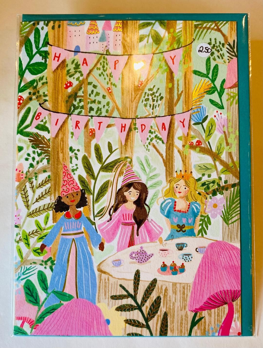 'Princess Tea Party' Card
