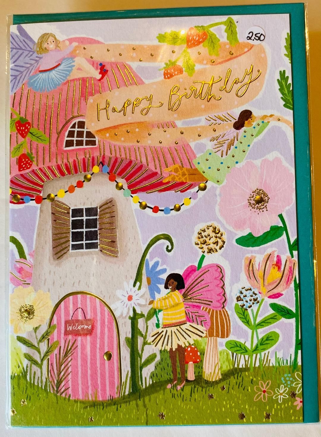 'Fairy Toadstool' Card