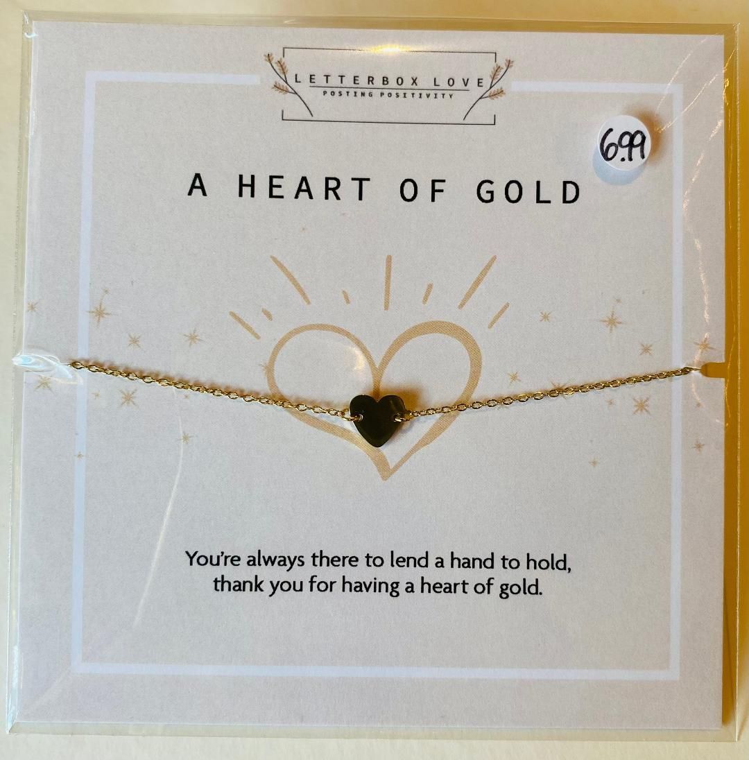 'A Heart Of Gold' Bracelet