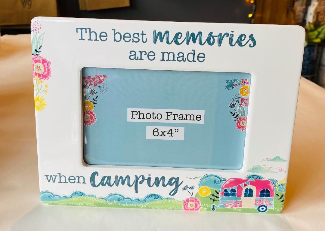 'Camping' Photo Frame