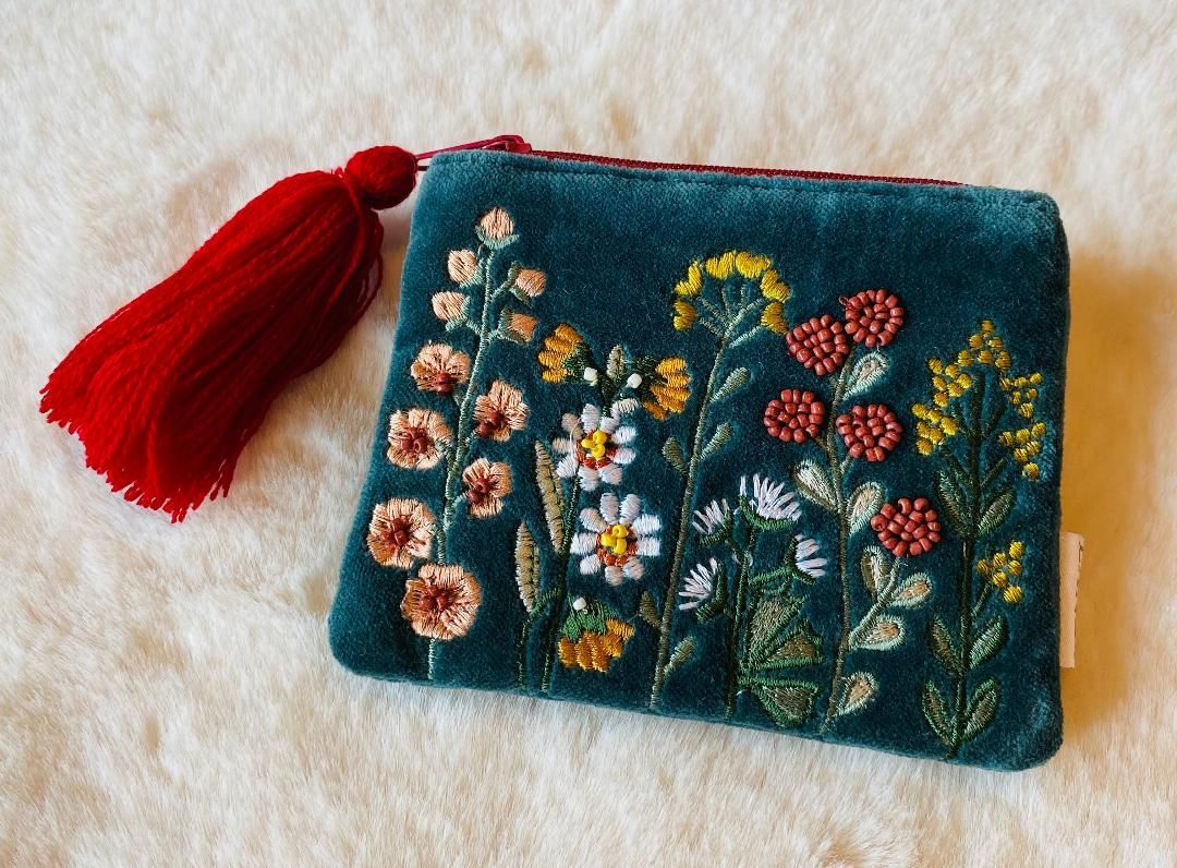 'Floral Bead' Purse