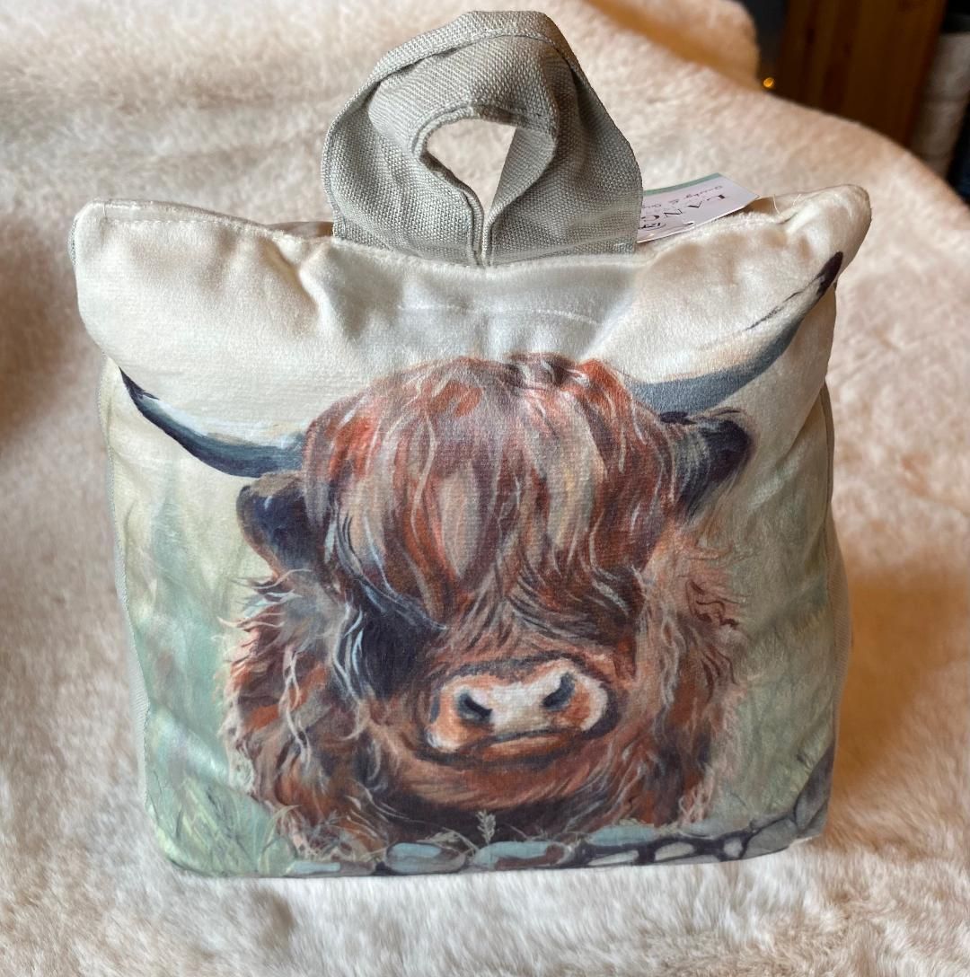 'Highland Cow' Doorstop