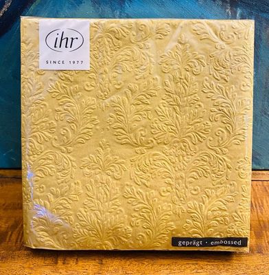 'Gold Embossed' Lunch Napkins