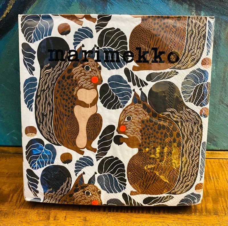Marimekko 'Squirrel' Lunch Napkins