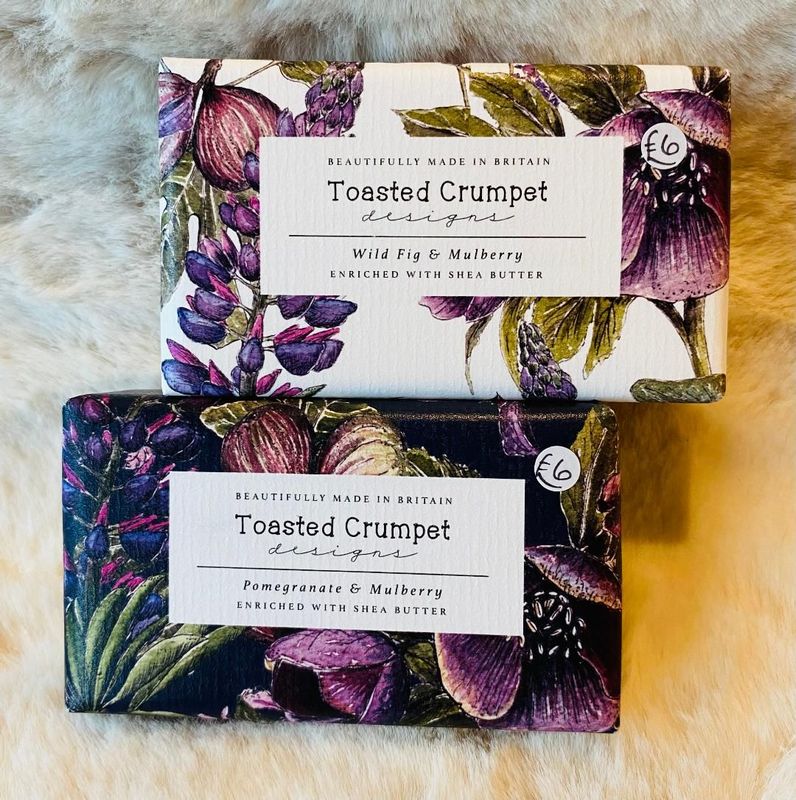 'Wild Fig & Mulberry' Soap Bar (Top)