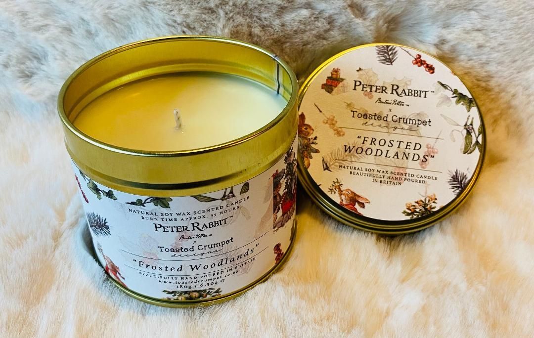 'Frosted Woodlands' Tin Candle