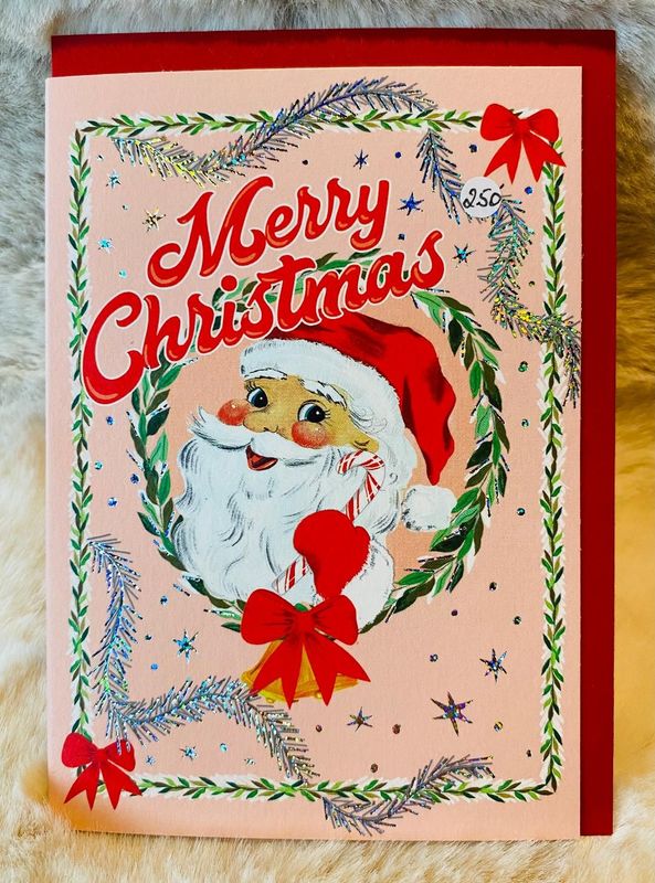 'Kitsch Santa' Card