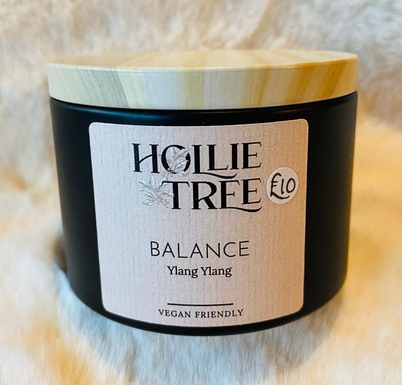 'Balance' Tin Candle