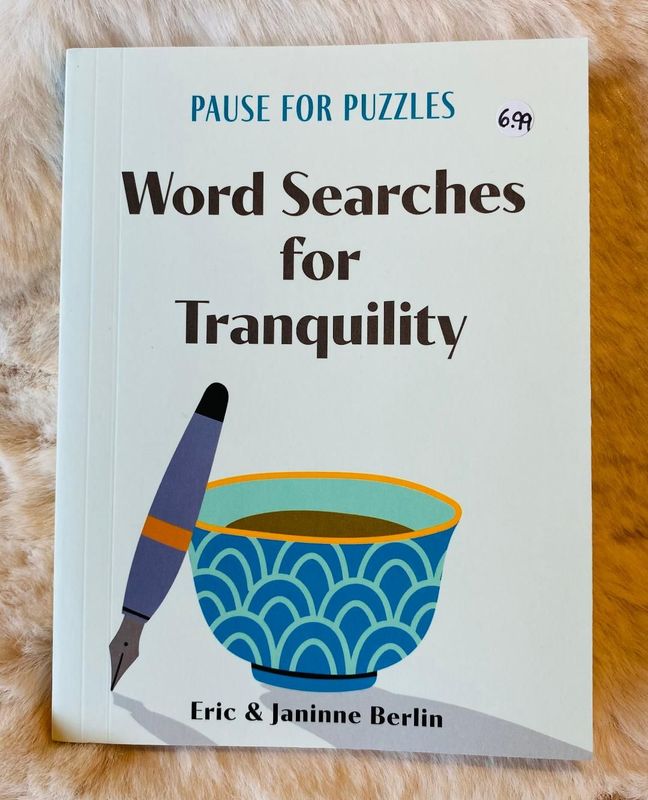 'Word Seaches For Tranquility' Book