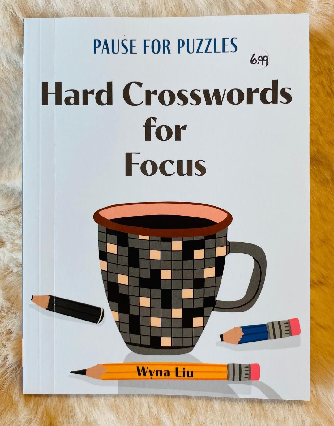 'Hard Crosswords For Focus' Book