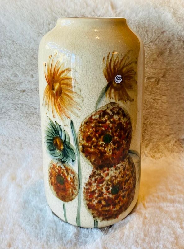 'Burnt Orange' Bottle Vase