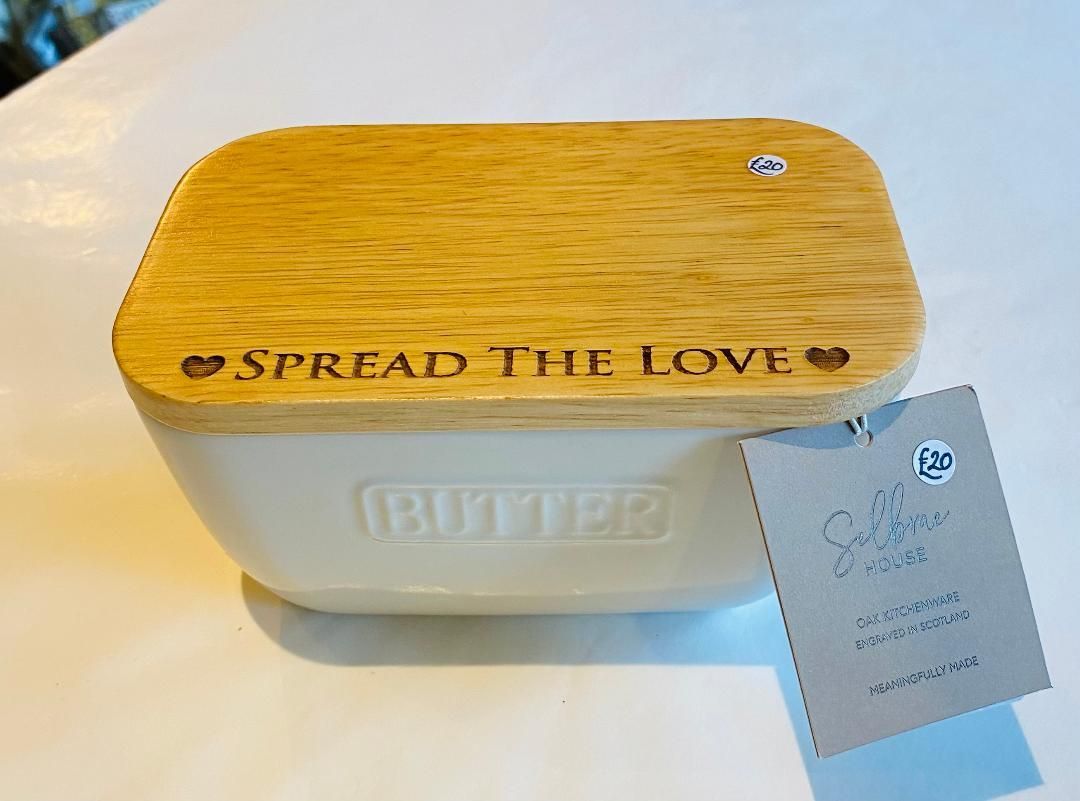'Spread The Love' Butter Dish