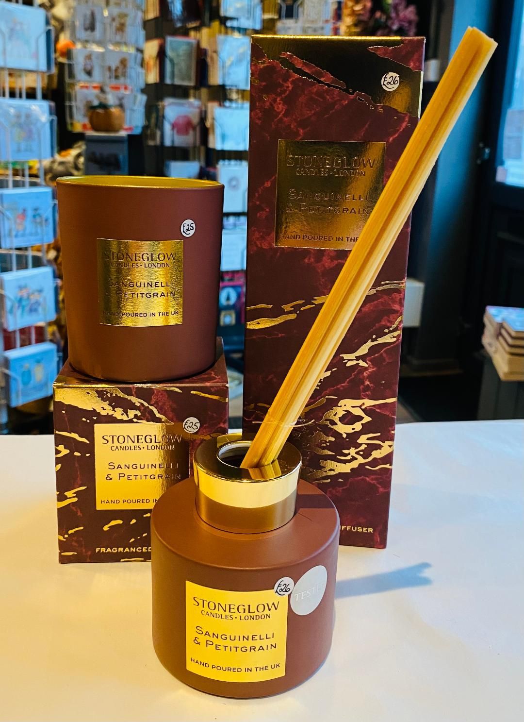 'Sanguinelli & Petitgrain' Luxury Reed Diffuser