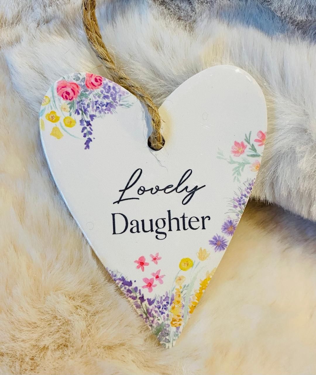 'Lovely Daughter' Heart