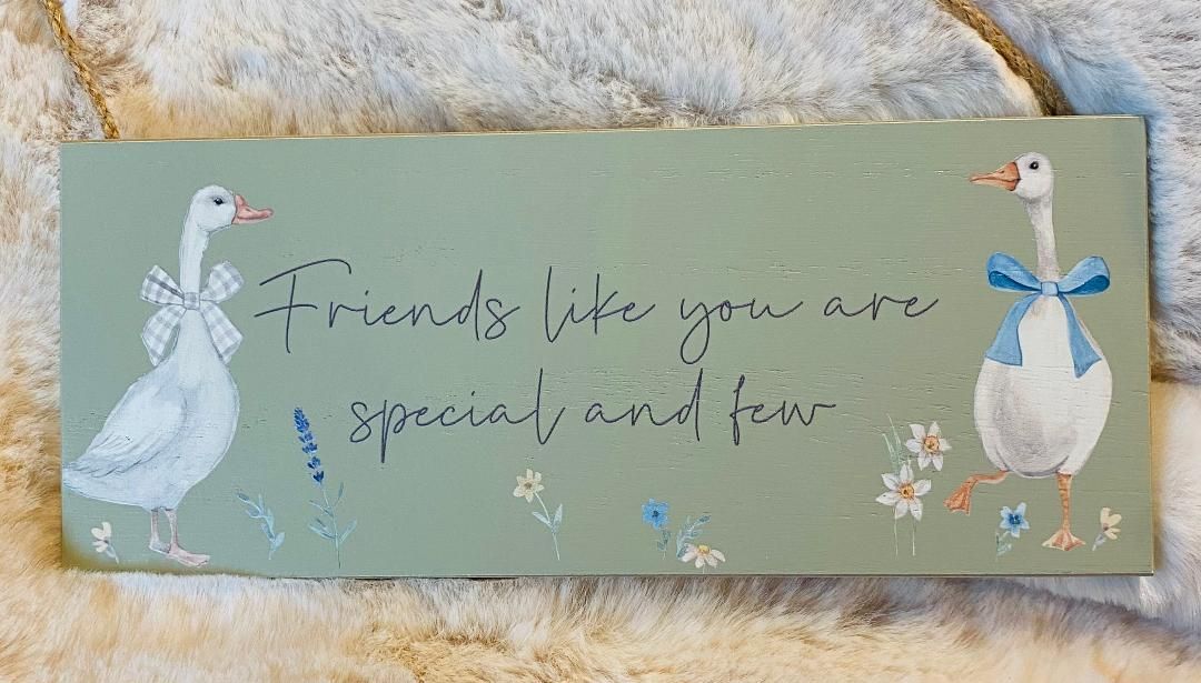 'Friends Like You..' Plaque