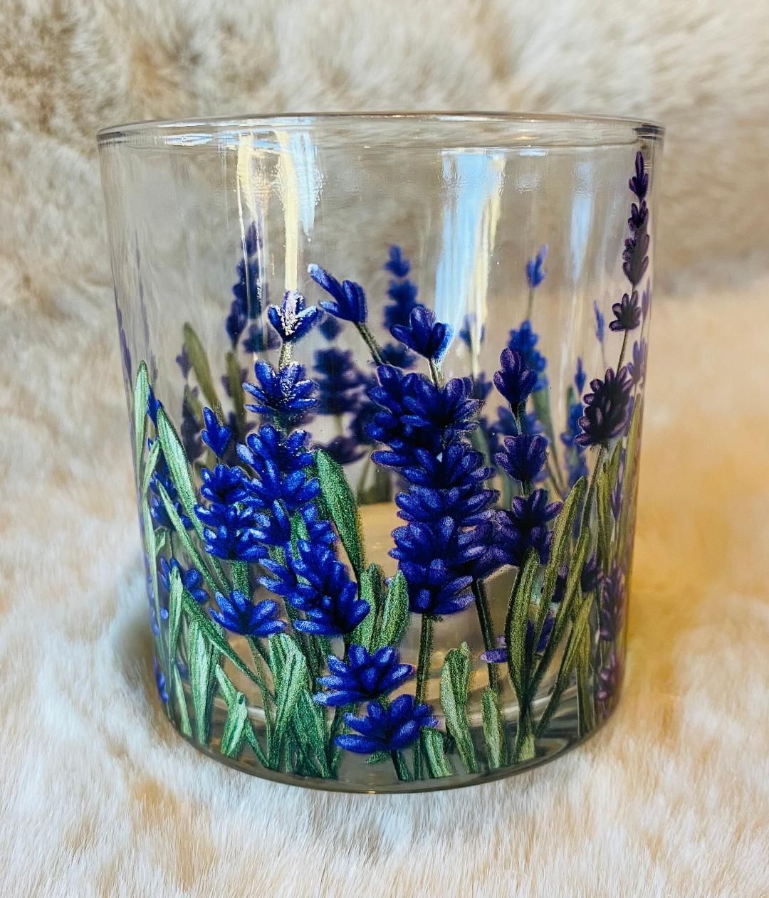 'Lavender Field' T.Light Holder