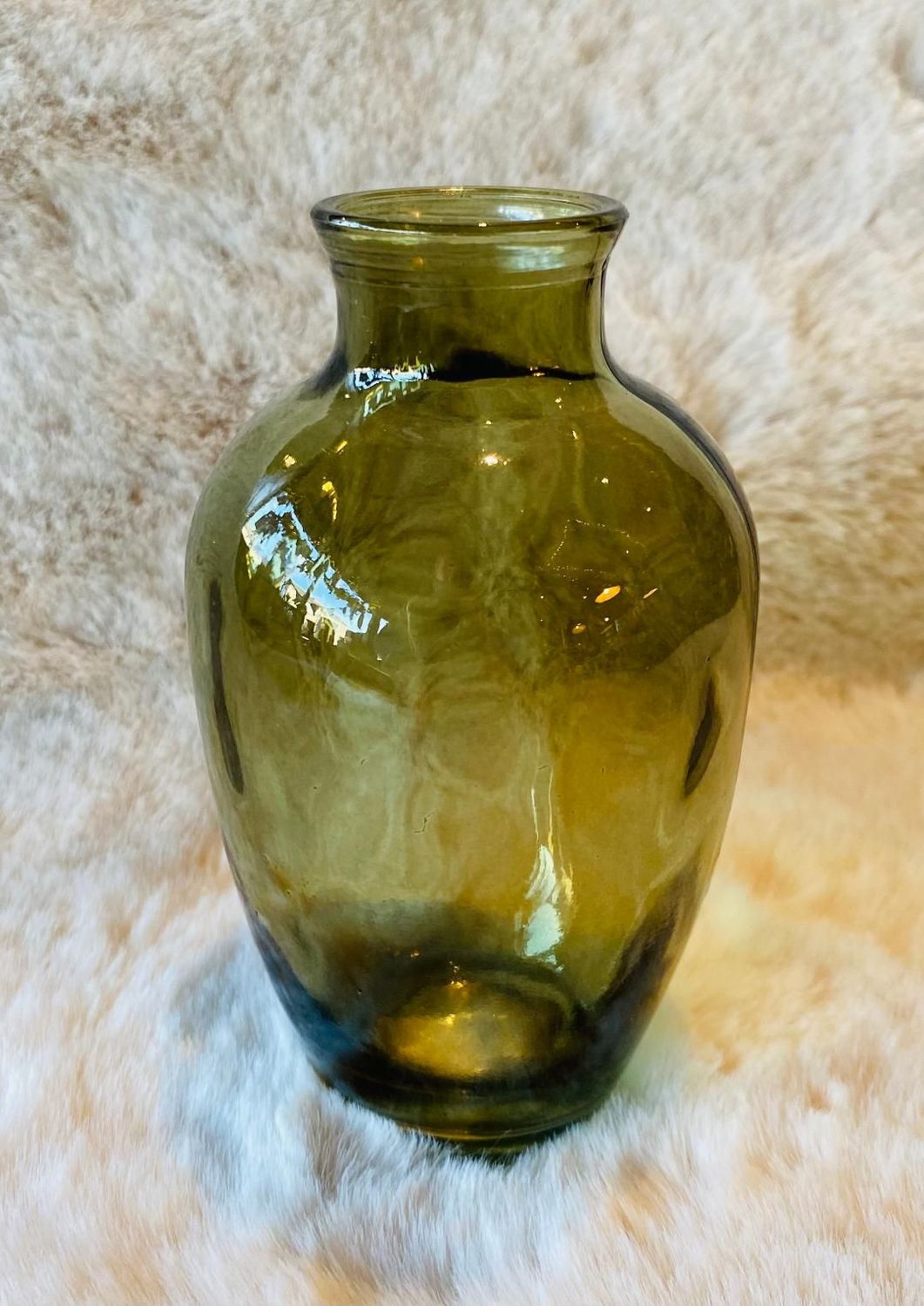 Green 'Squat Bud Vase'