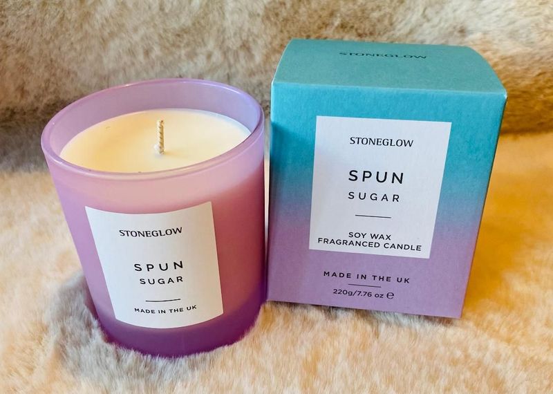 'Spun Sugar' Luxury Soy Candle