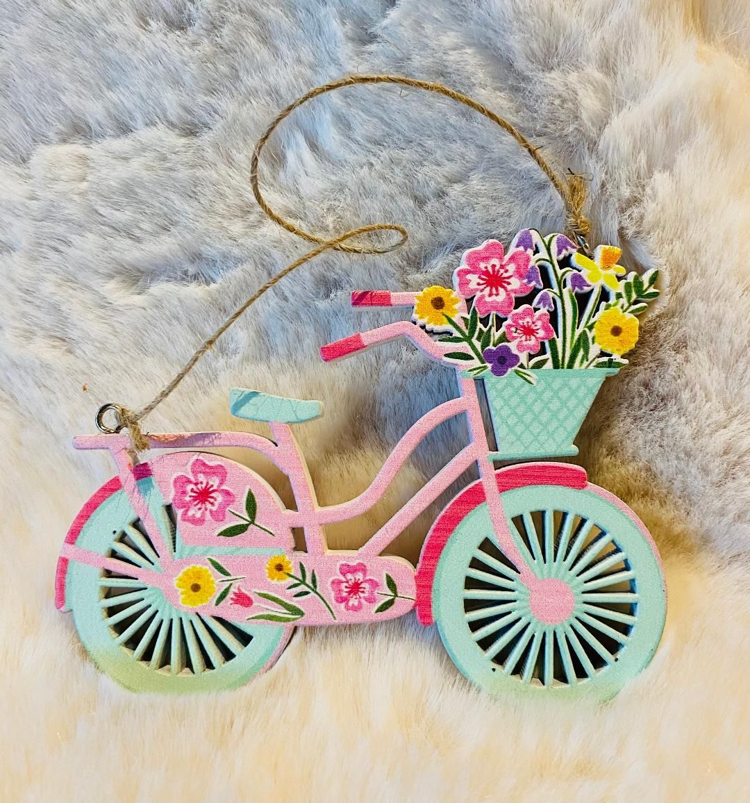 'Floral Bicycle' Hanger