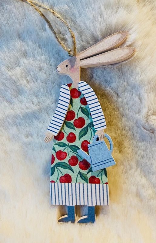 'Cherries/Girl Bunny' Hanger