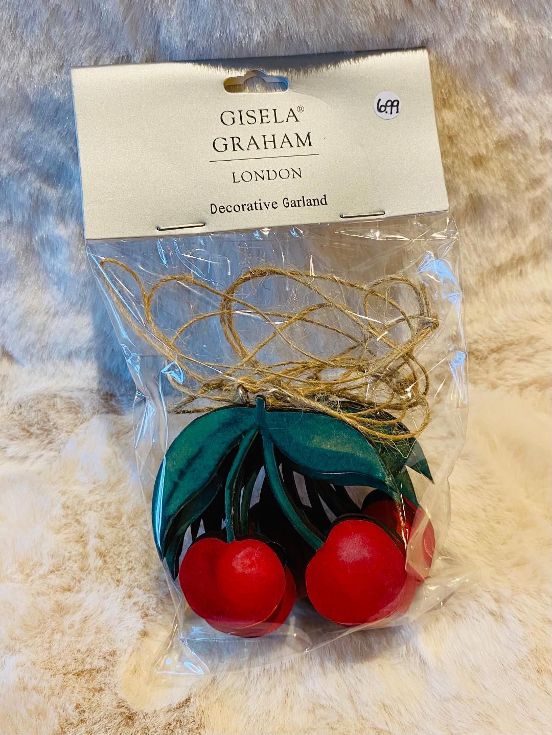 'Cherries' Wooden Garland