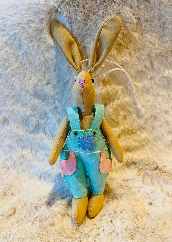 Fabric 'Girl Bunny' Hanger