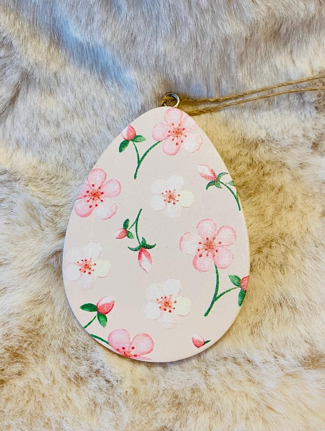 'Cherry Blossom' Egg Hanger (Pink)