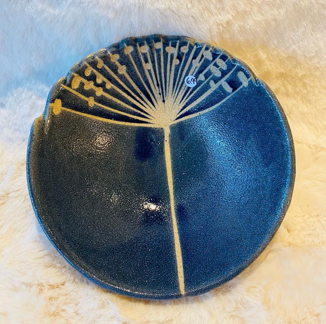 Navy 'Seed Head' Bowl