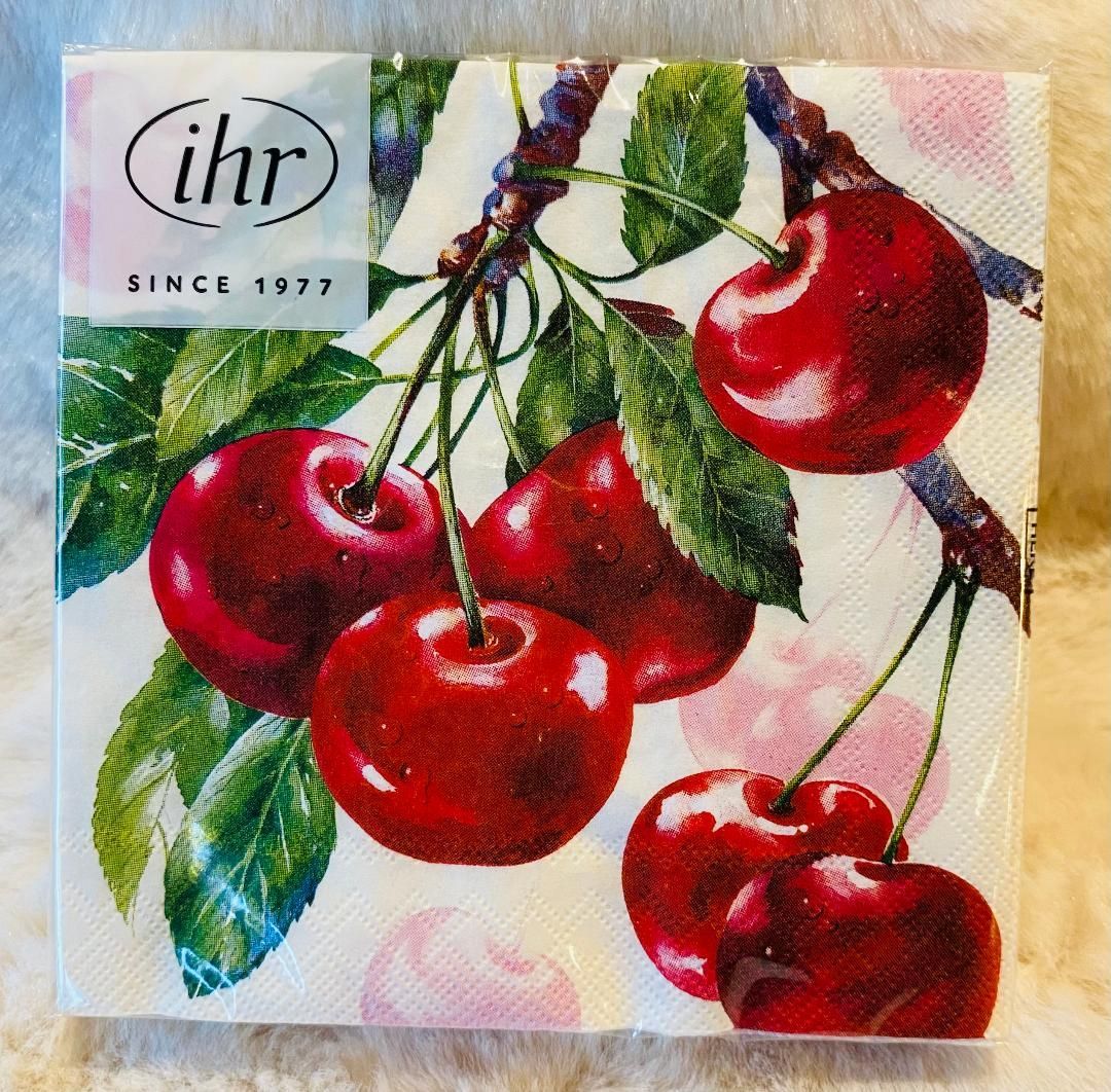 'Cherries' Cocktail Napkins