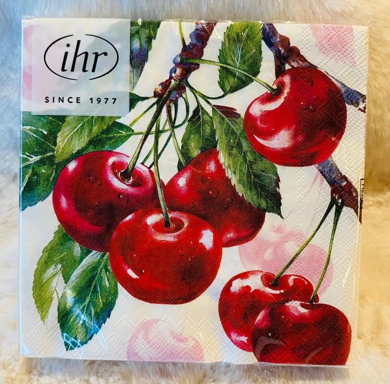 'Cherries' Cocktail Napkins