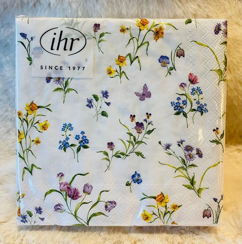 'Easter Flowers' Cocktail Napkins