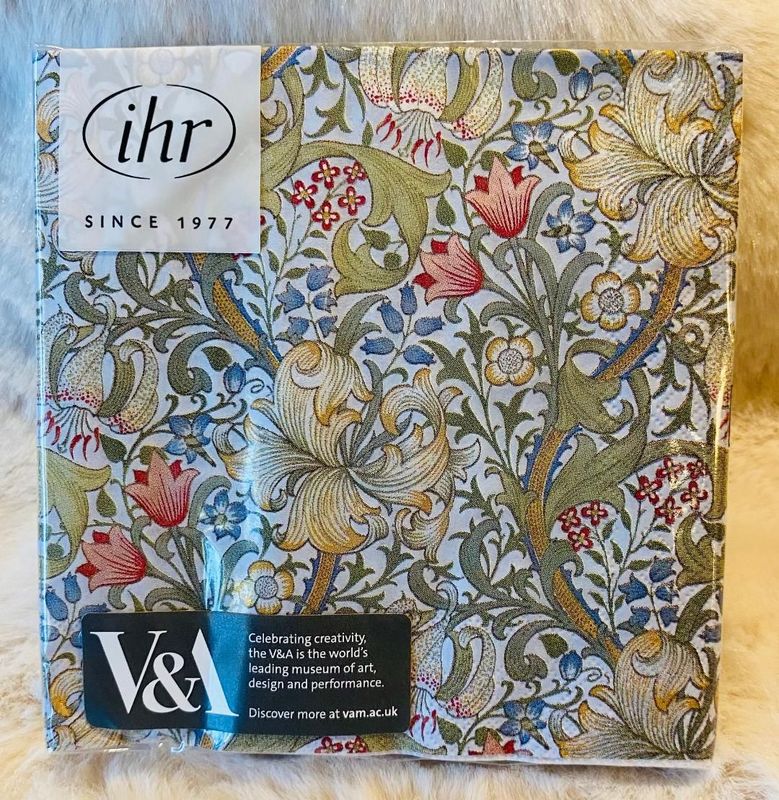 'Golden Lily' Cocktail Napkins