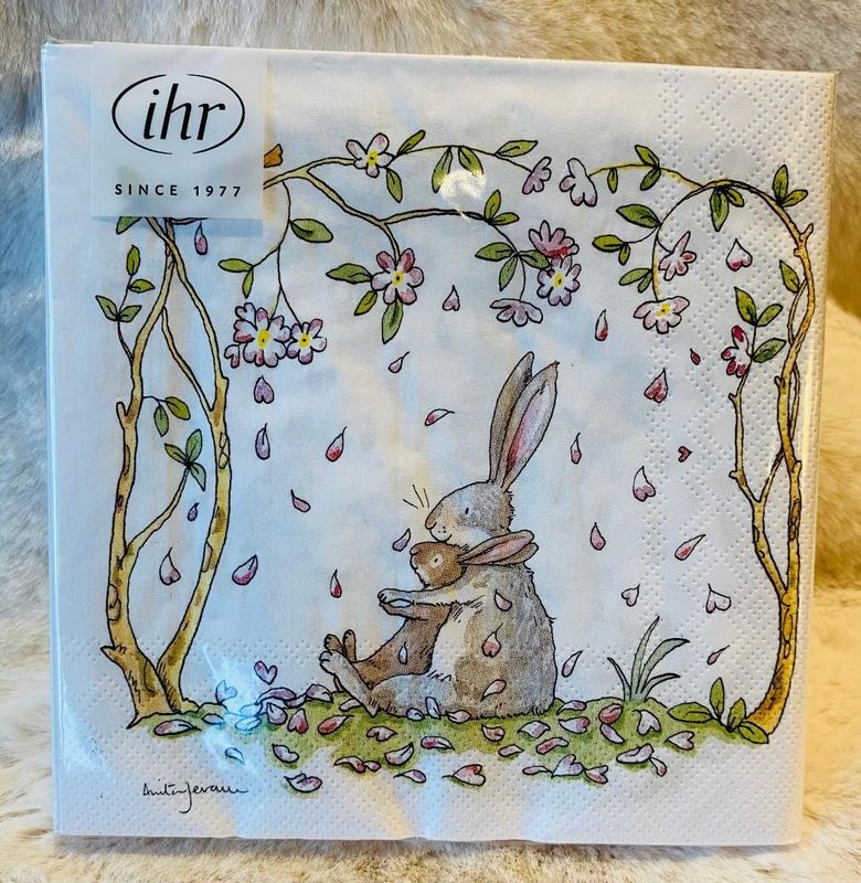 'Bunny Love' Lunch Napkins