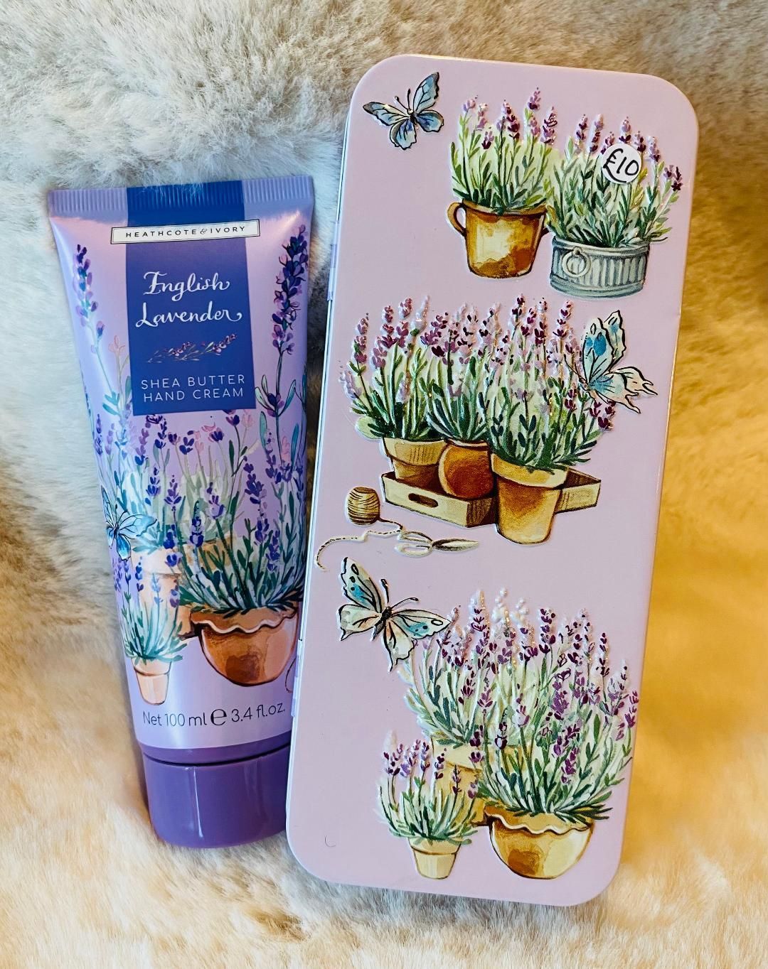 'English Lavender' Hand Cream Tin