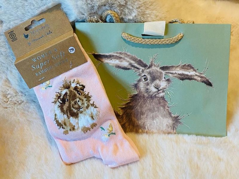 Wrendale 'Guinea Pig' Socks