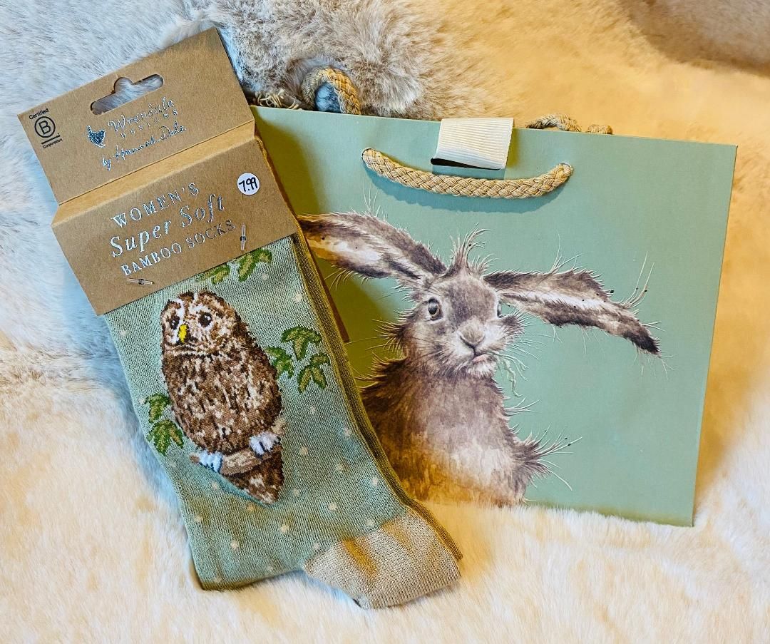 Wrendale 'Owl' Socks