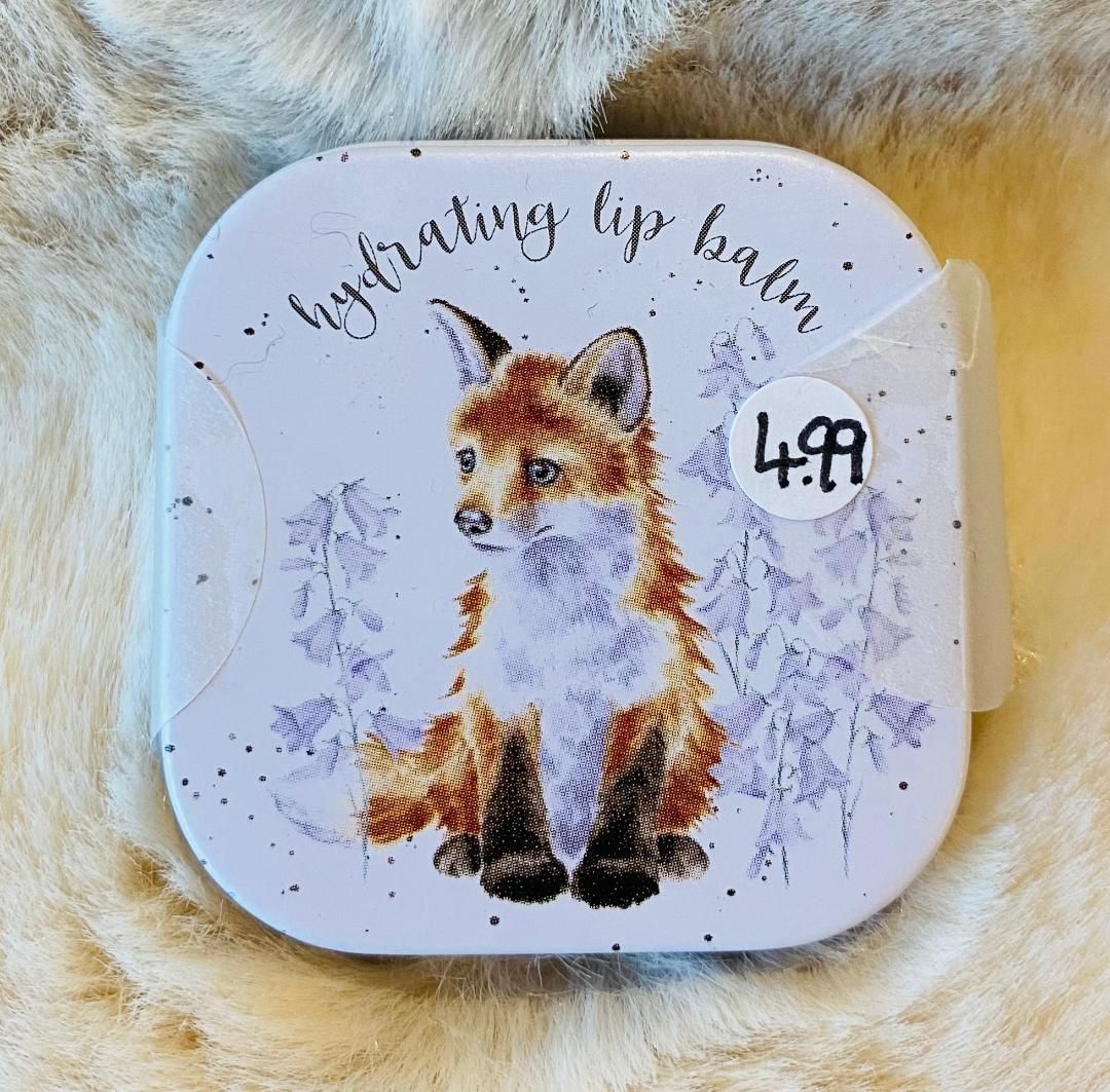 Wrendale 'Fox' Lip Balm Tin