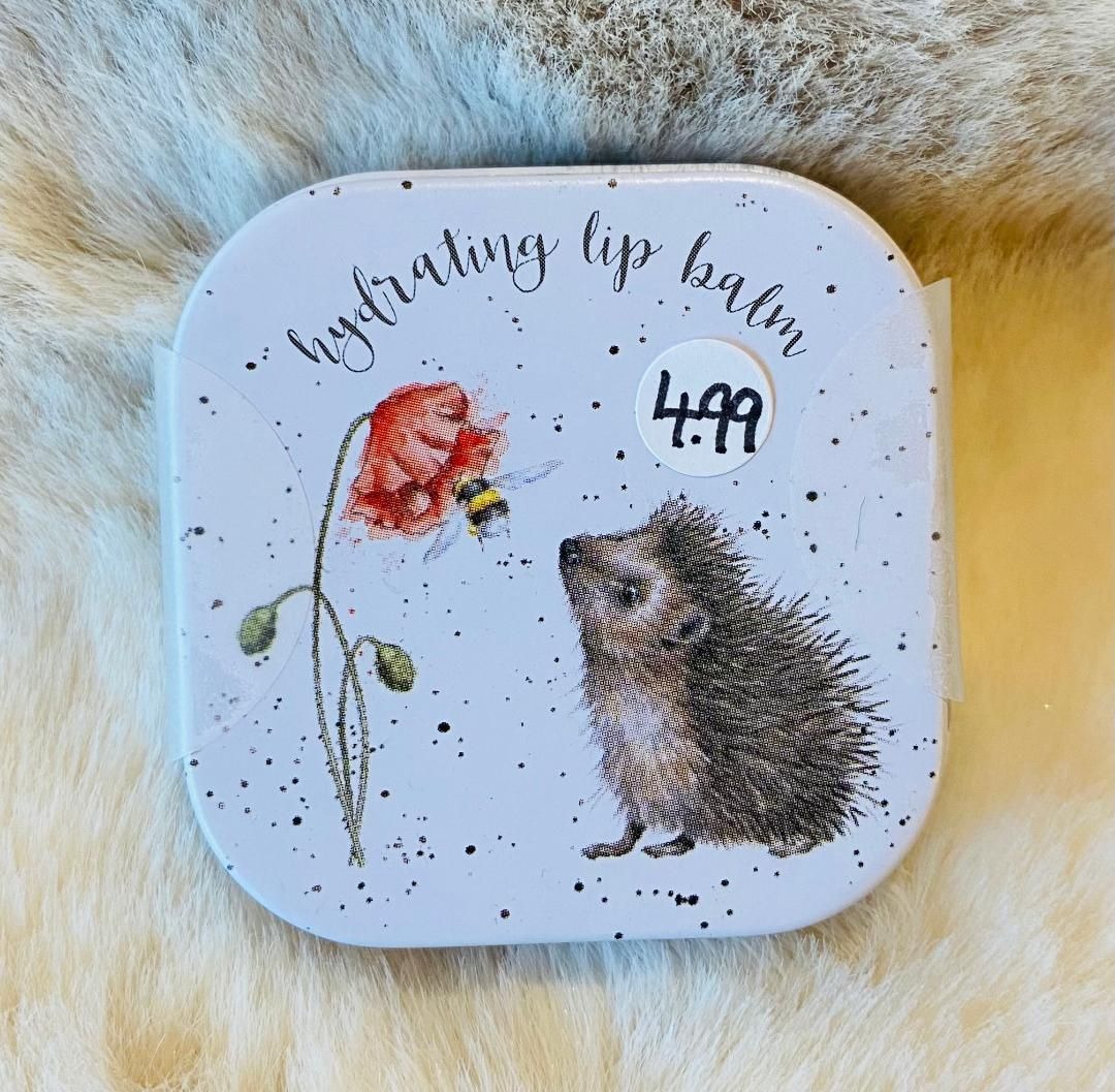 Wrendale 'Hedgehog' Lip Balm Tin