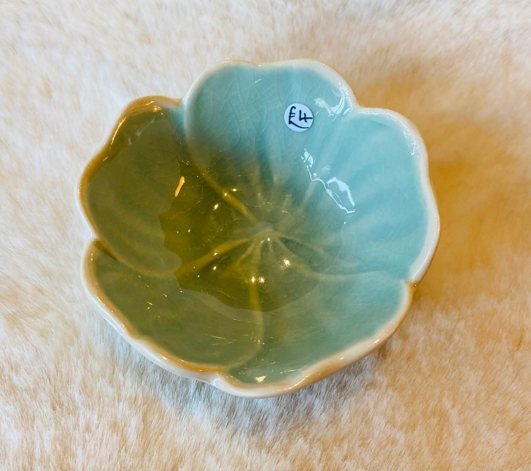Mint Green 'Flower' Mini Dish