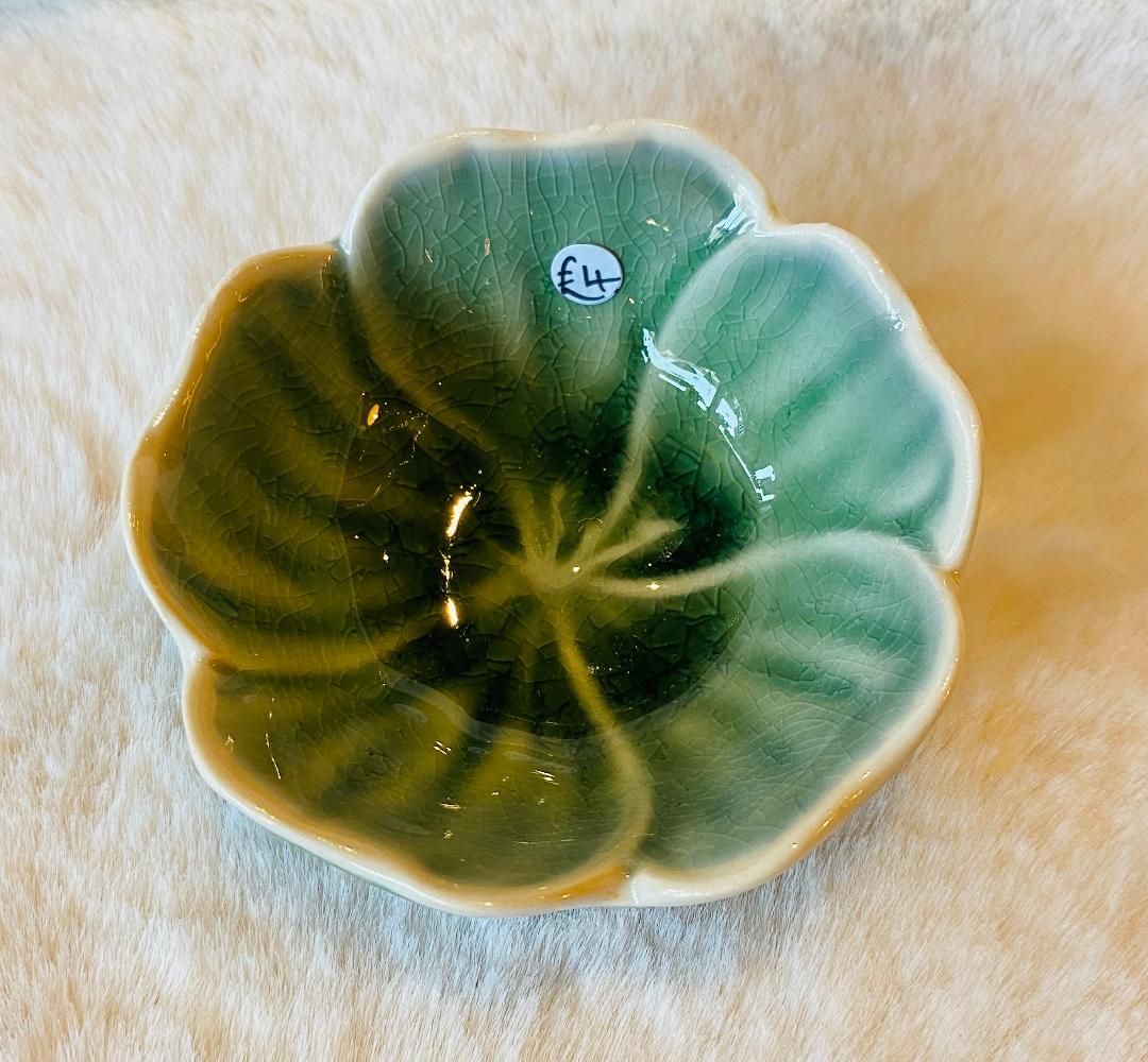 Green 'Flower' Mini Dish