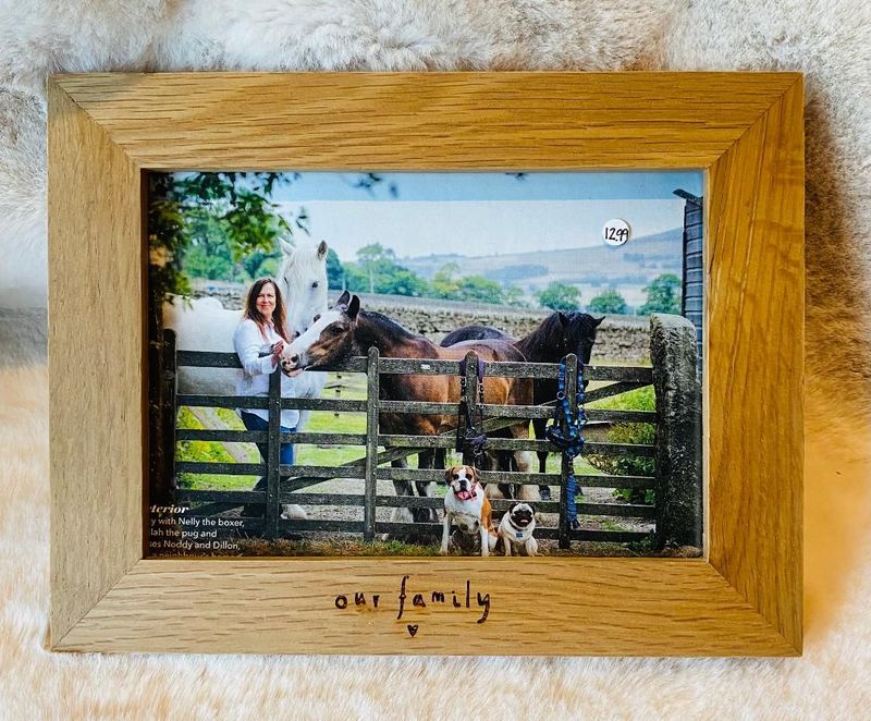 'Our Family' Oak Photo Frame