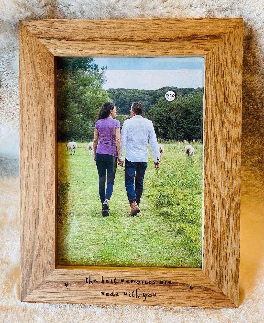 'Best Memories' Oak Photo Frame