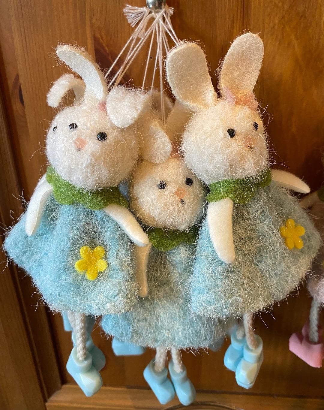 Blue 'Felt' Bunny Hanger