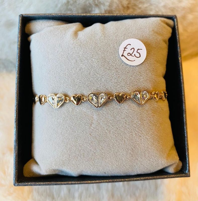 'Diamante Hearts' Bracelet